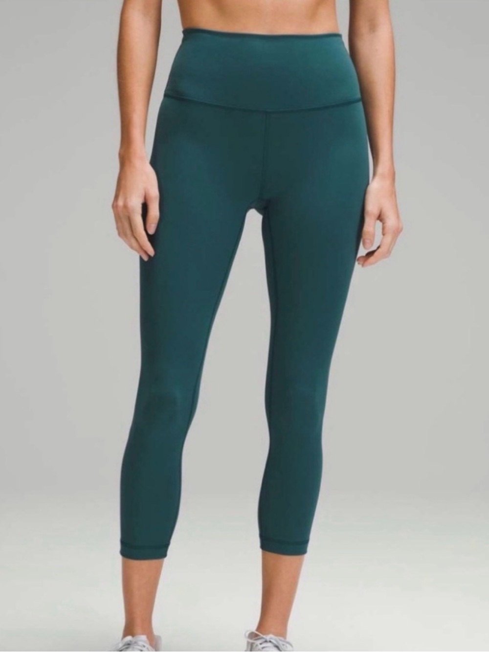lululemon athletica Deep Teal High-Rise Cropped Leggings
